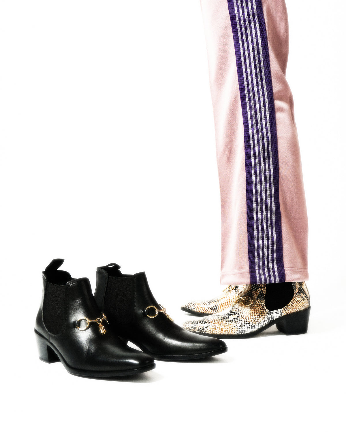 heeled chelsea bit boot