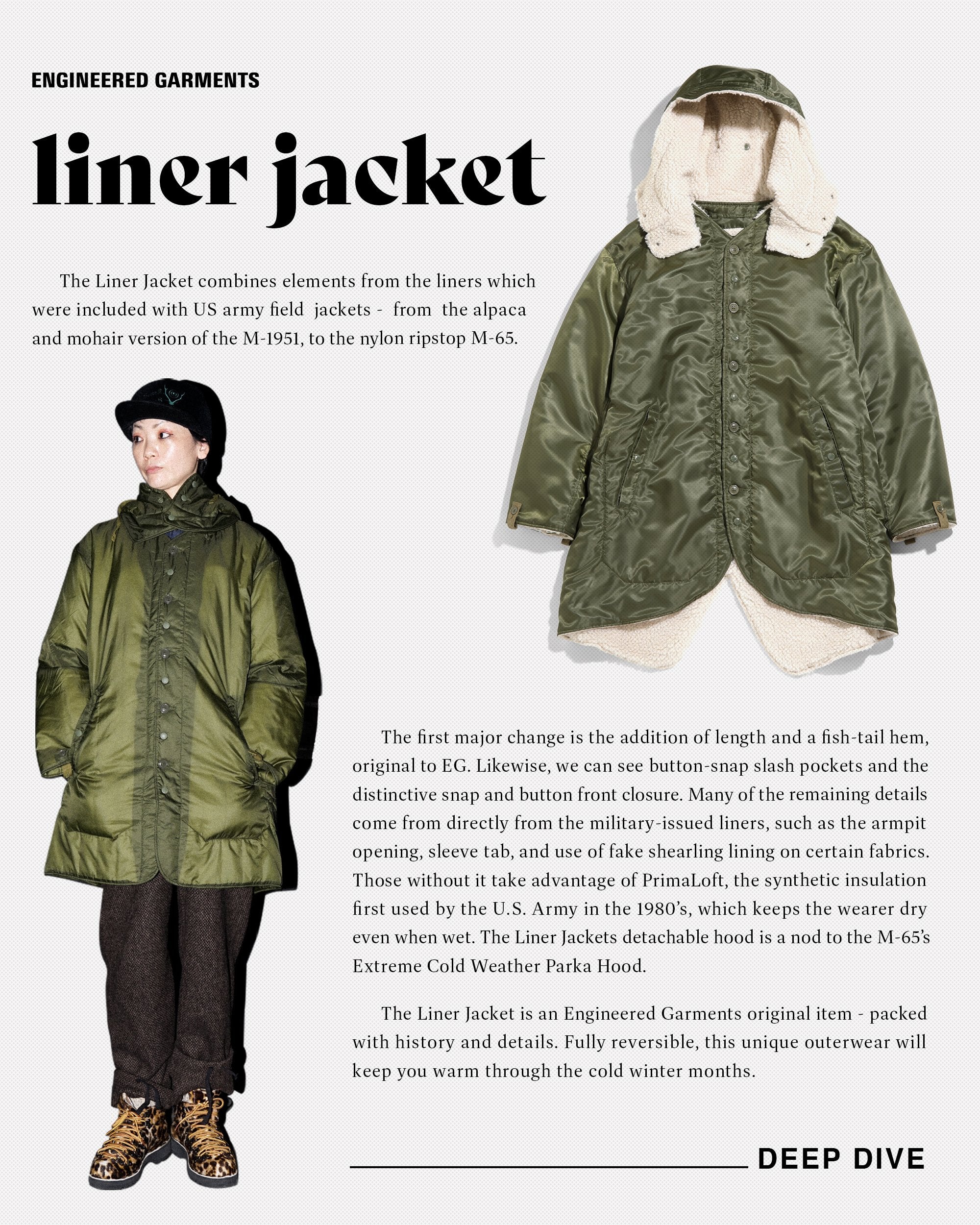 DEEP DIVE] LINER JACKET | Nepenthes New York