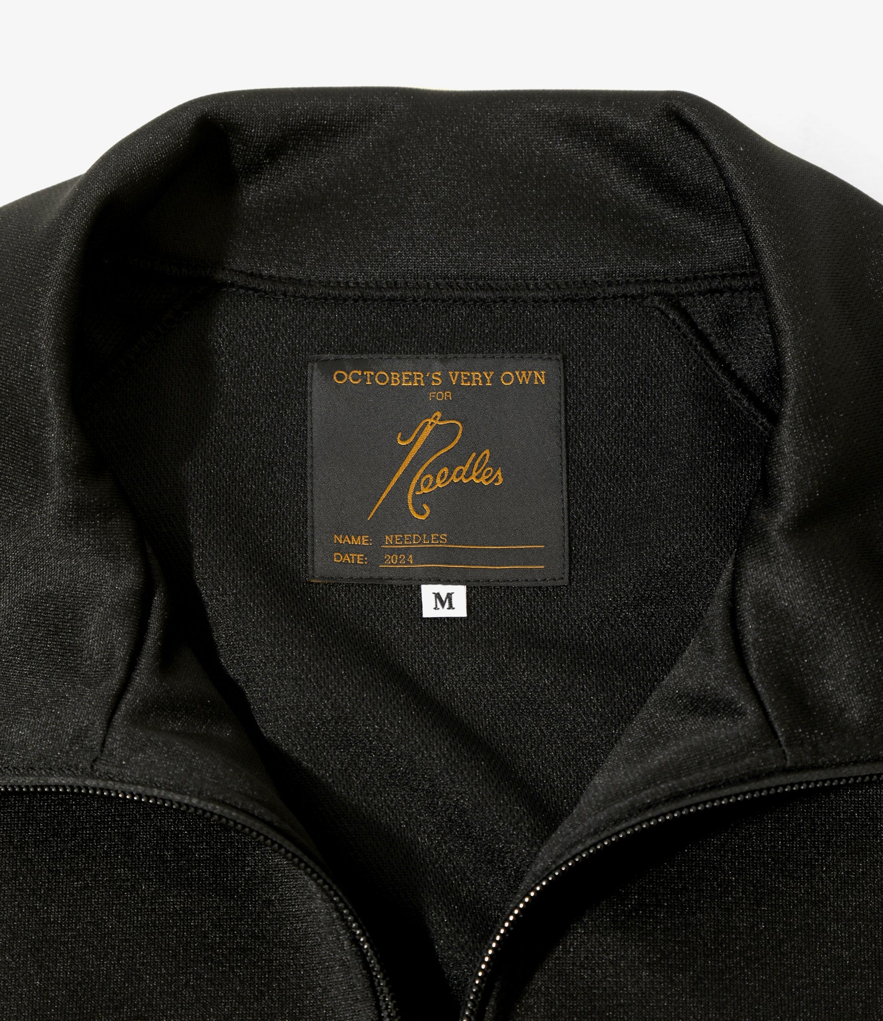 Needles x OVO - Track Jacket - Black - Poly Smooth