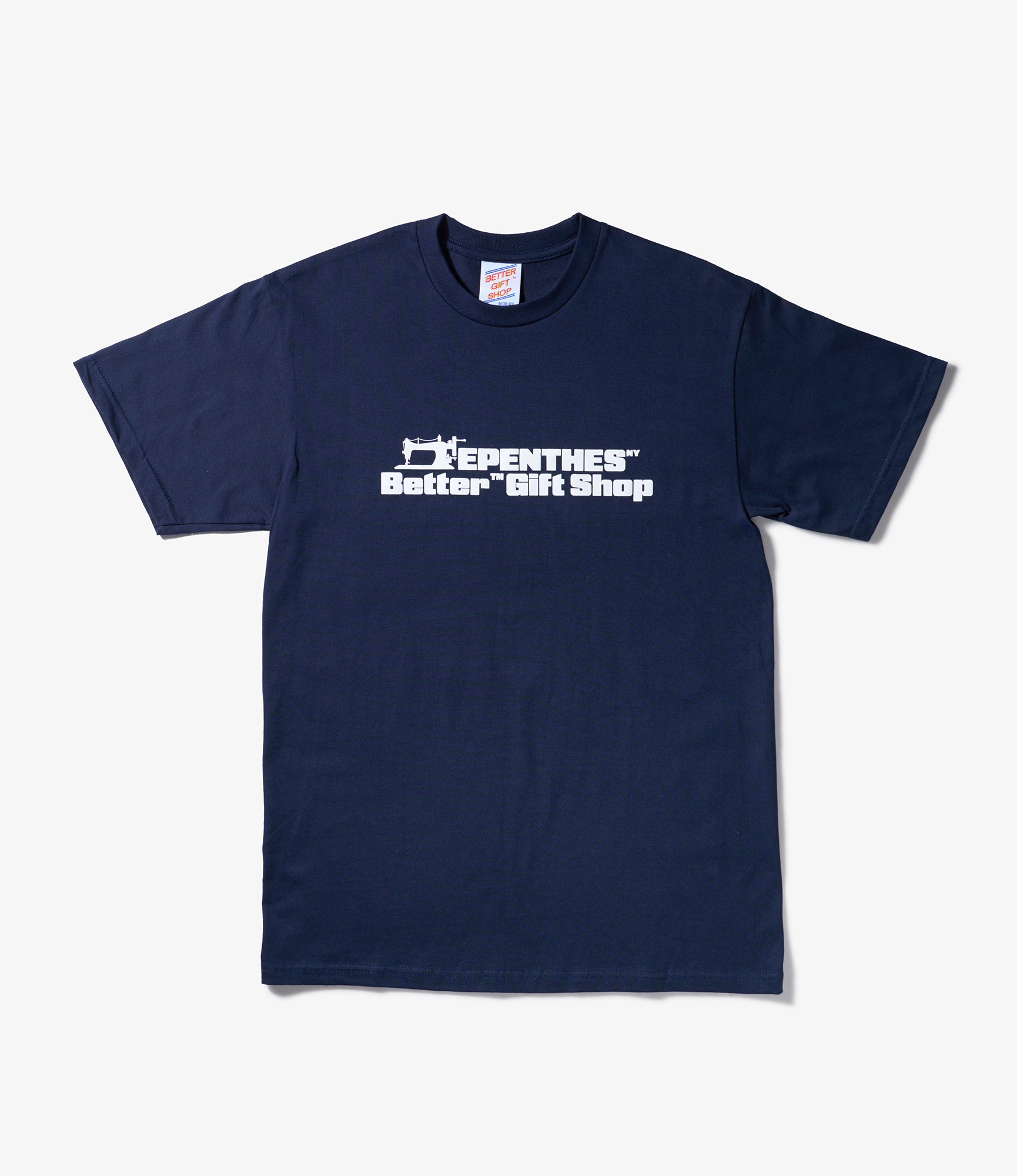 Nepenthes New York x Better Gift Shop - Sewing T-Shirt - Navy