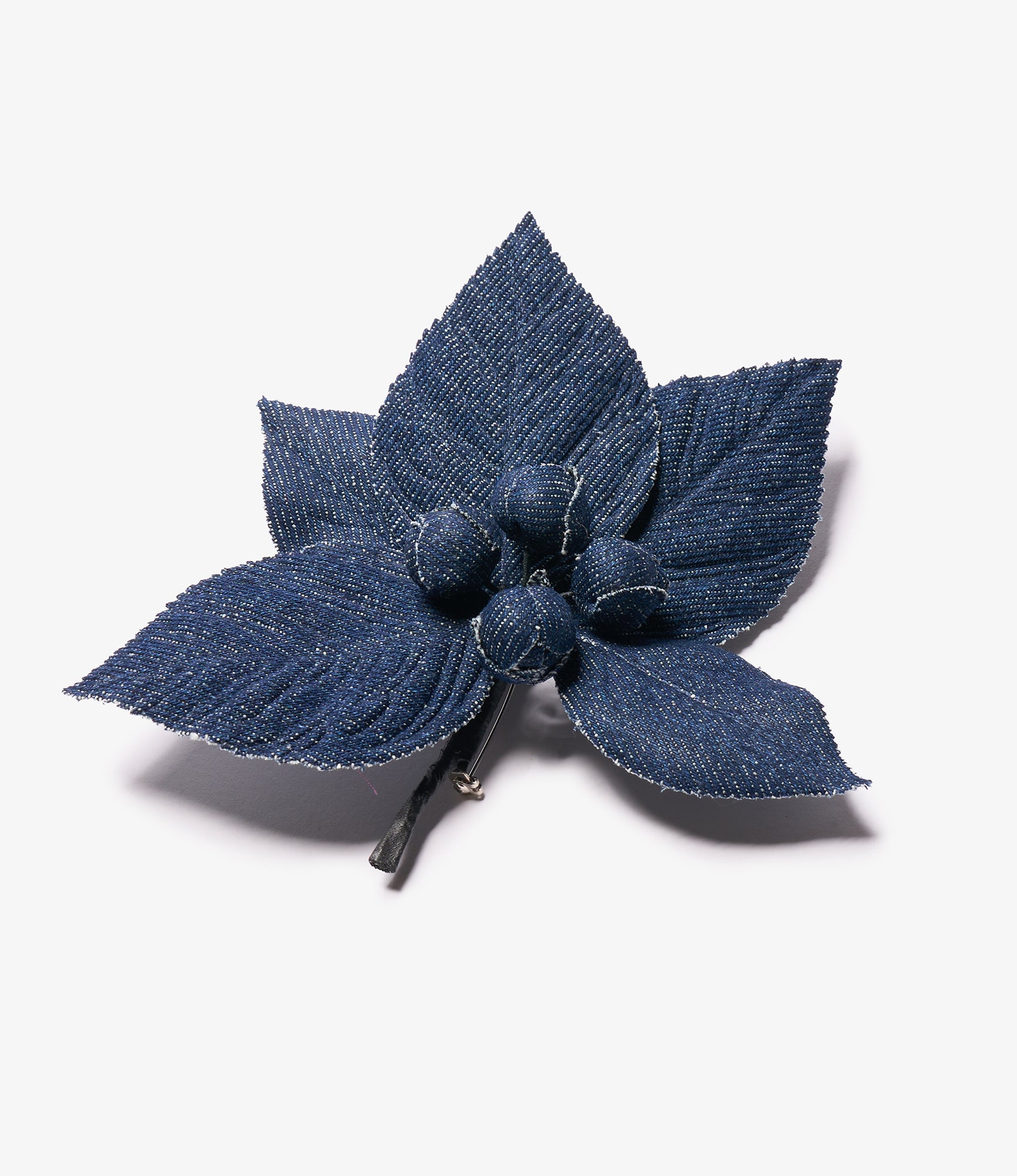 Nepenthes New York x M&S Schmalberg - NNY Flower Pin - Indigo 12oz Broken Denim