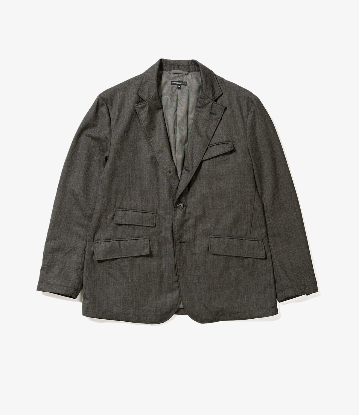 Andover Jacket - Charcoal Worsted Wool Gabardine | Nepenthes New York