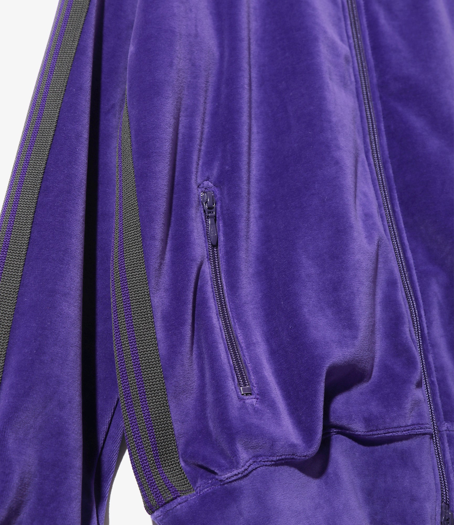 R.C. Track Jacket - Purple - C/Pe Velour | Nepenthes New York