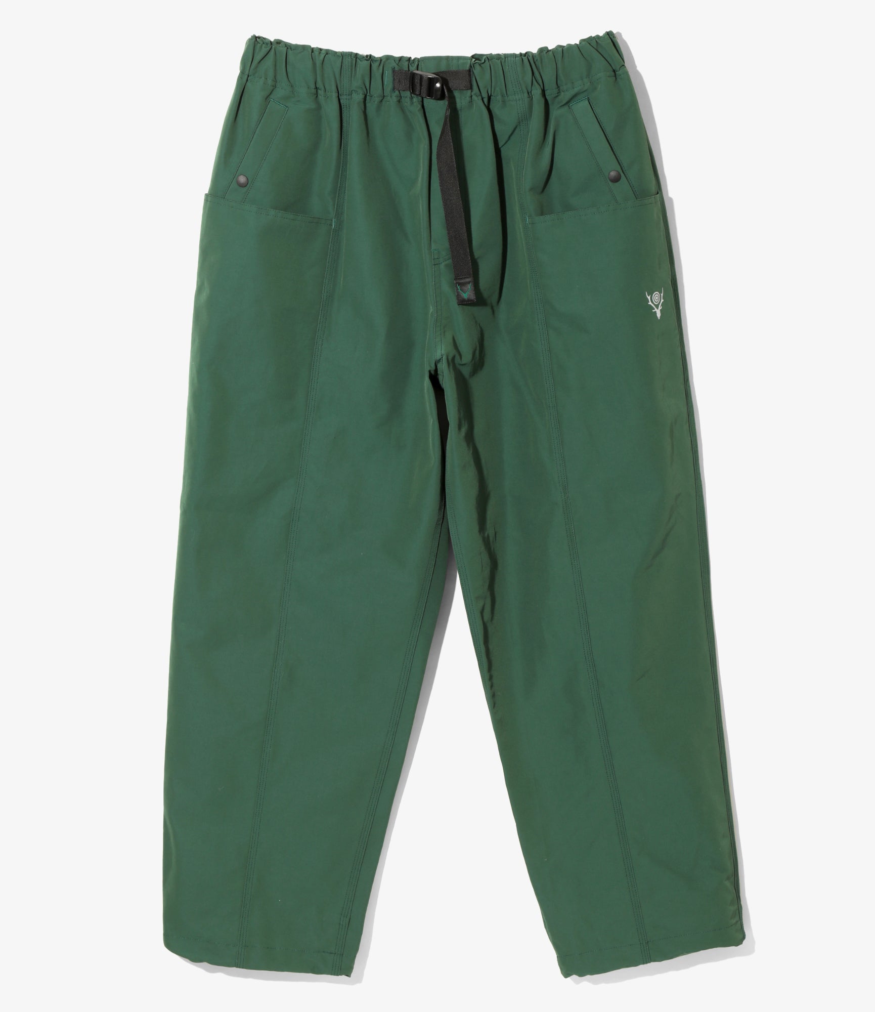 Belted C.S. Pant - Green - C/N Grosgrain | Nepenthes New York