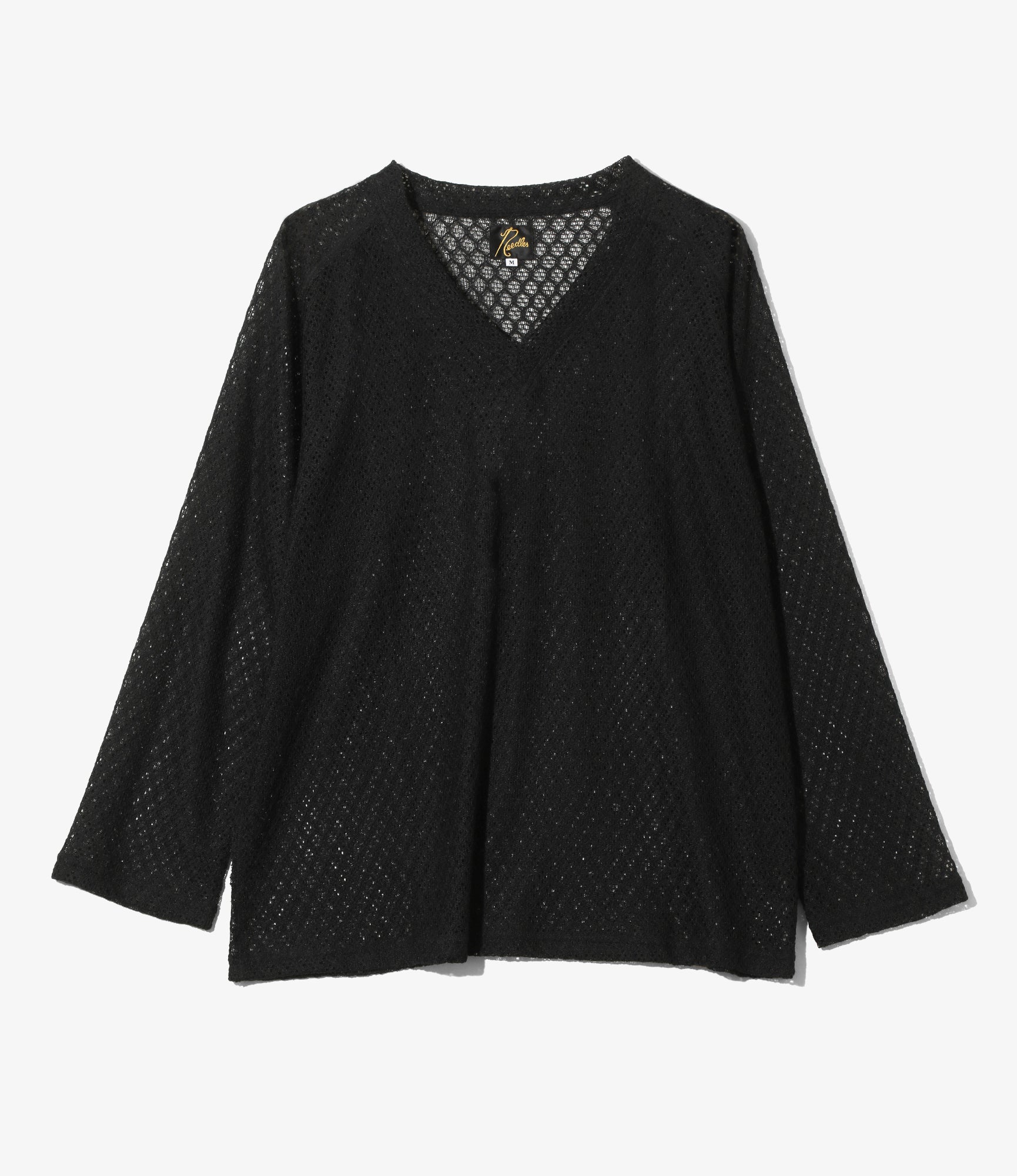 トップス 25ss NEEDLES L/S V-Neck Tee Raschel Lace Needles L/S V-Neck Tee - Raschel Lace | Apparel » Buy online