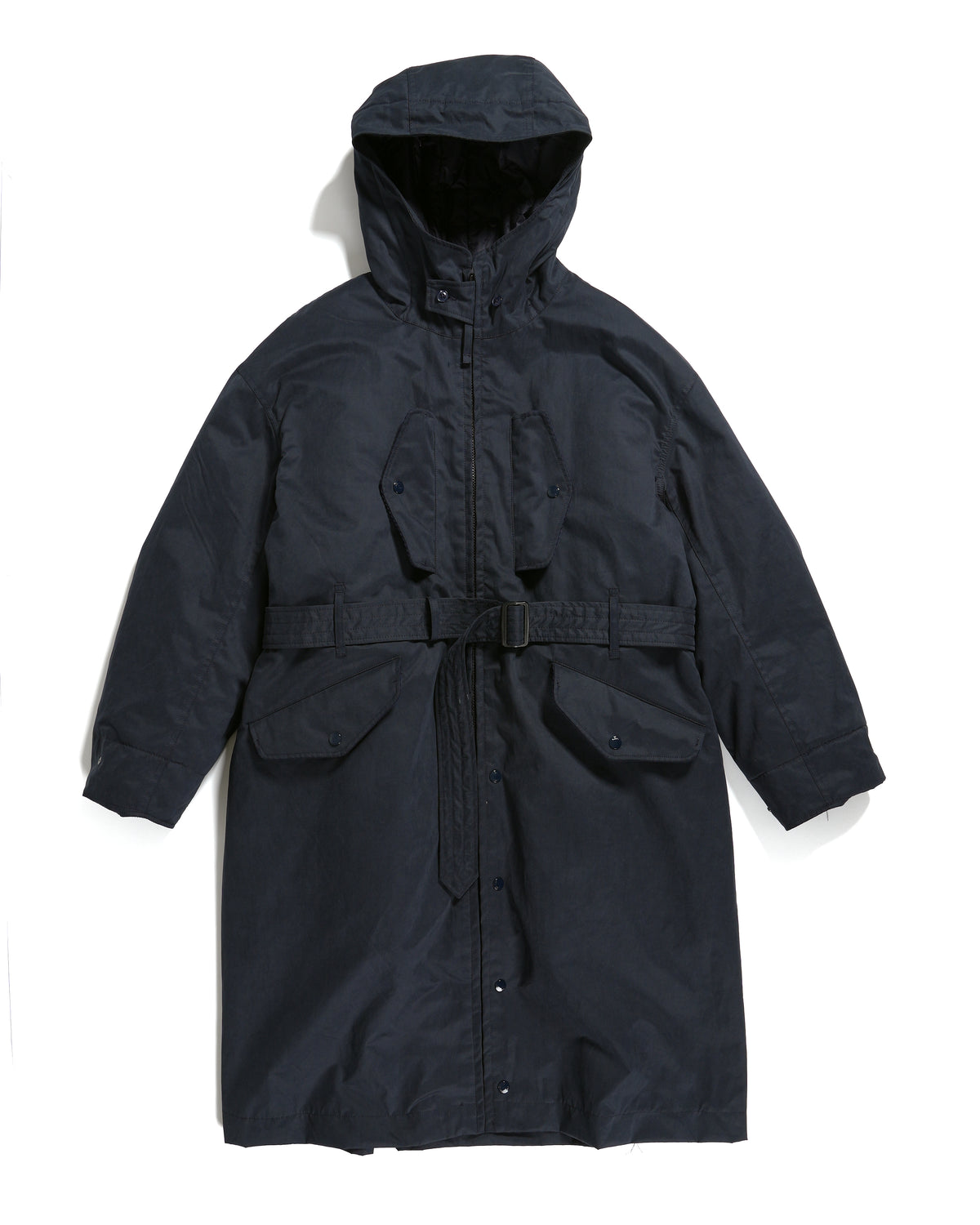 Storm Coat - Dk. Navy PC Coated Cloth | Nepenthes New York