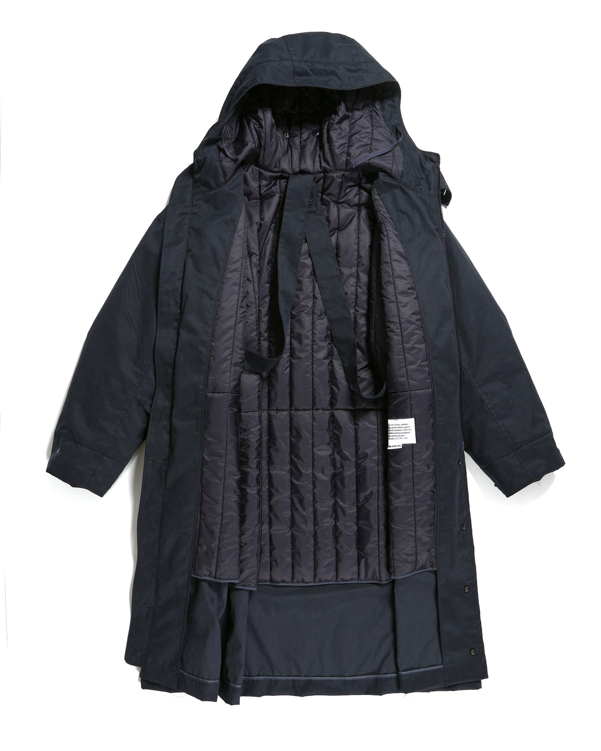 Dk. New Coated | Nepenthes - PC York Navy Coat Cloth Storm