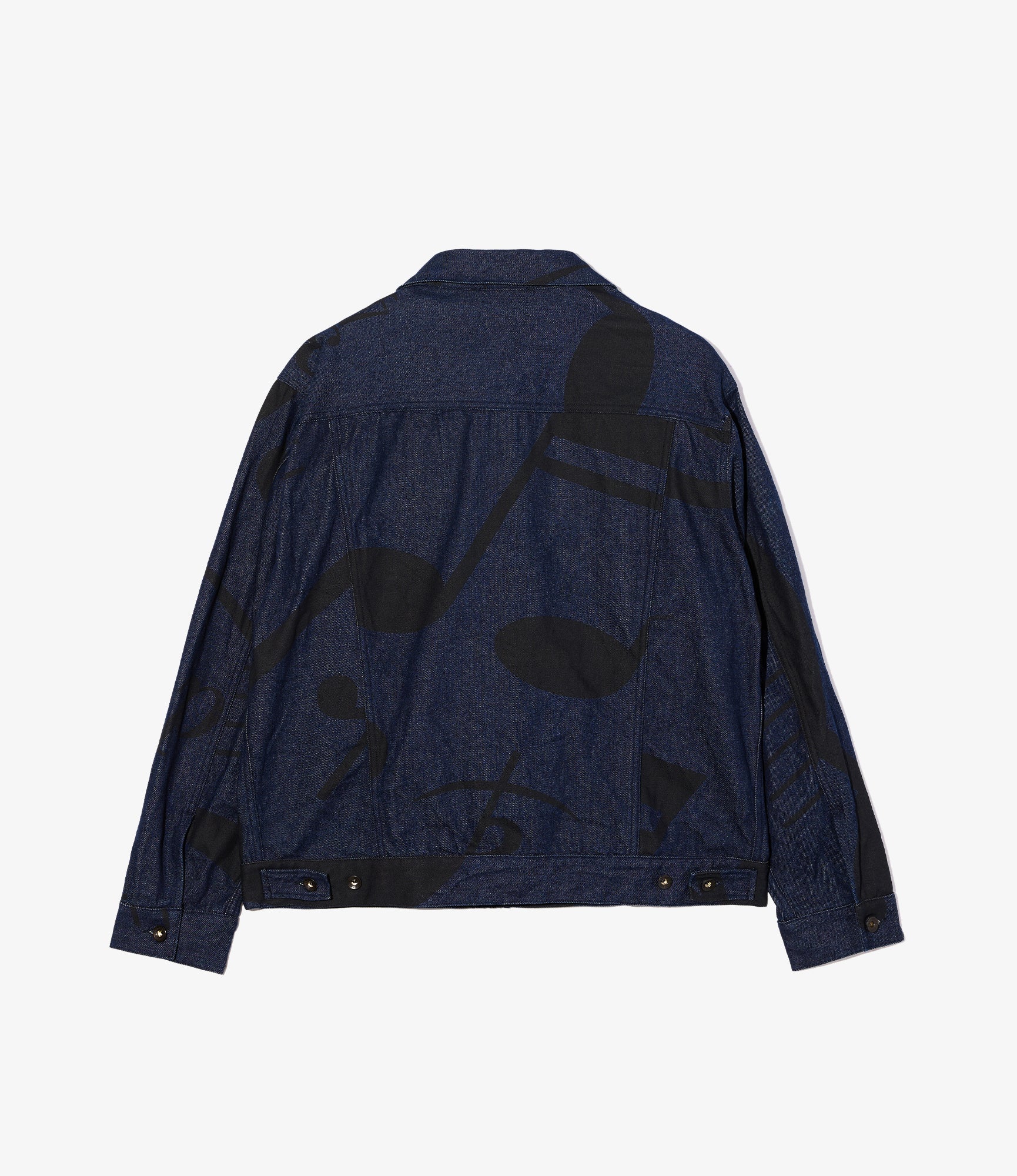 Engineered Garments - Type 5 Jean Jacket - Indigo Music Note