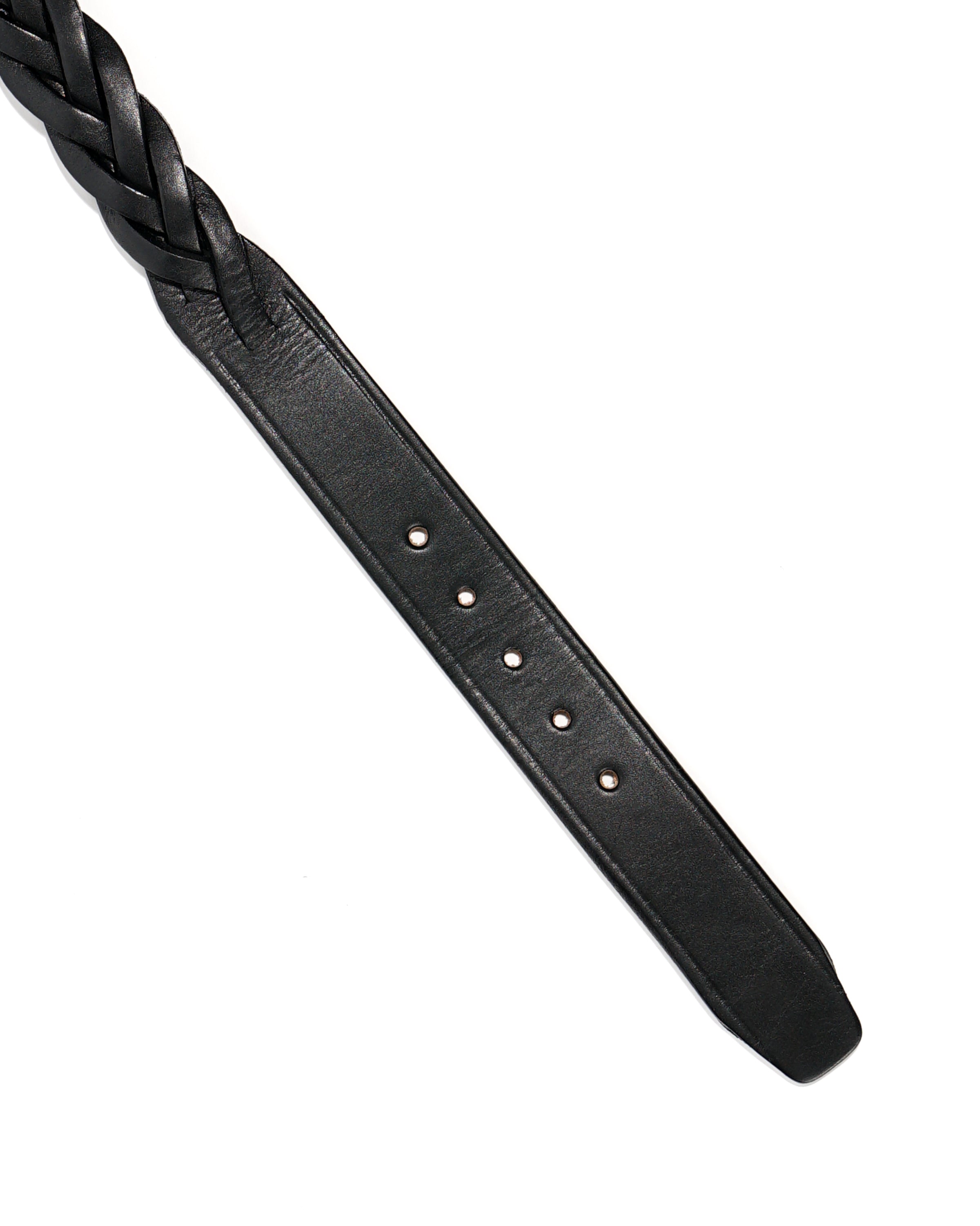 1 1/4" Braided Belt - Black