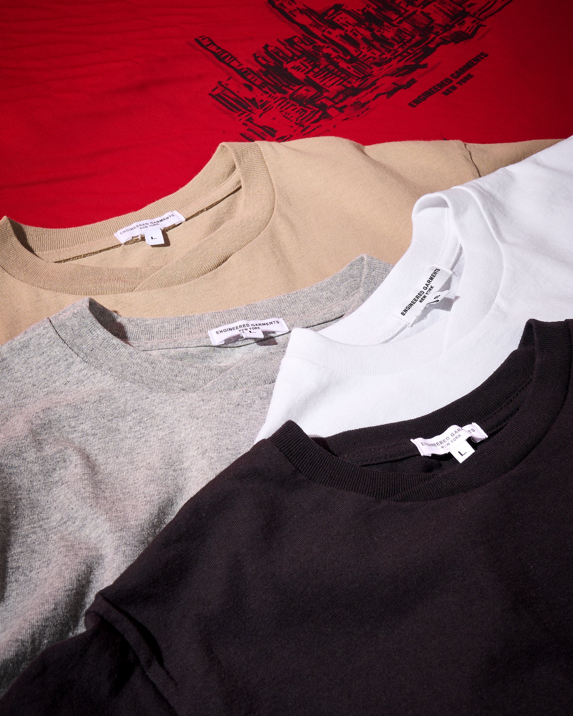 RESTOCK: Engineered Garments Cross Crew T-Shirt