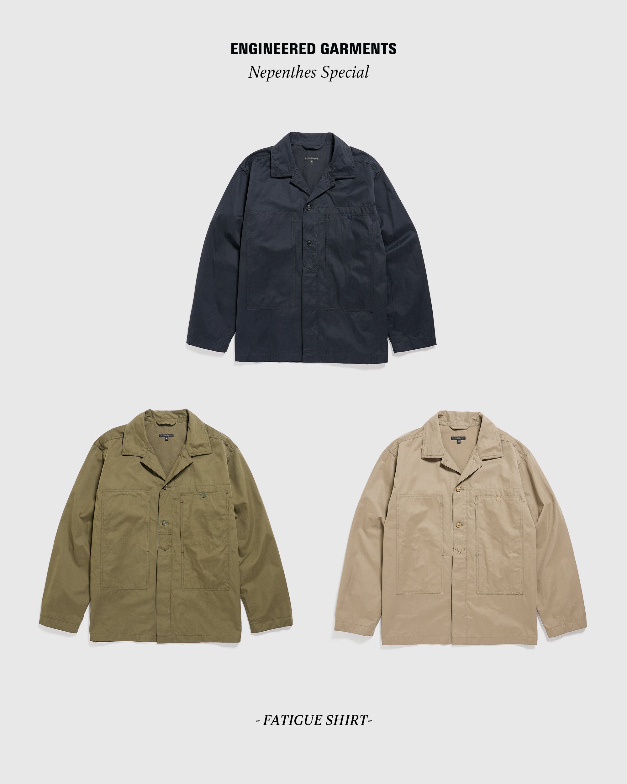 ENGINEERED GARMENTS FALL WINTER 2022 NEPENTHES SPECIAL