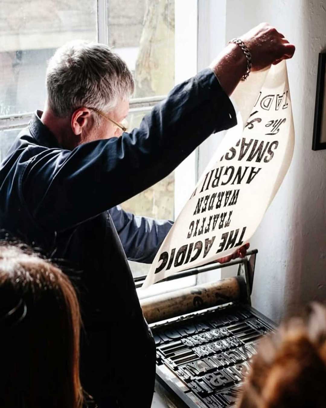 An Exhibition by Stephen Kenny of The printer’s Devil Letterpress.