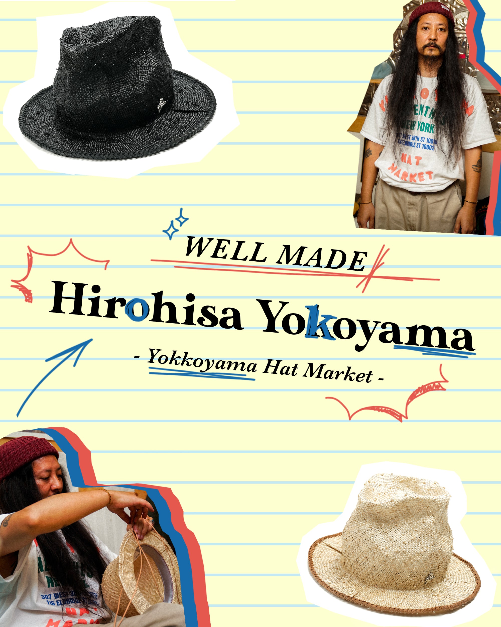 [WELL-MADE] Hirohisa Yokoyama - Yokkoyama Hat Market