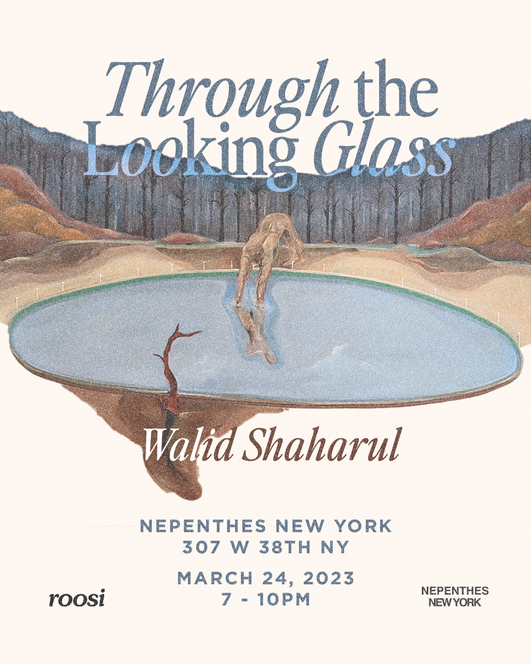 "Through the Looking Glass", by Walid Shaharul - Exhibition at Nepenthes New York
