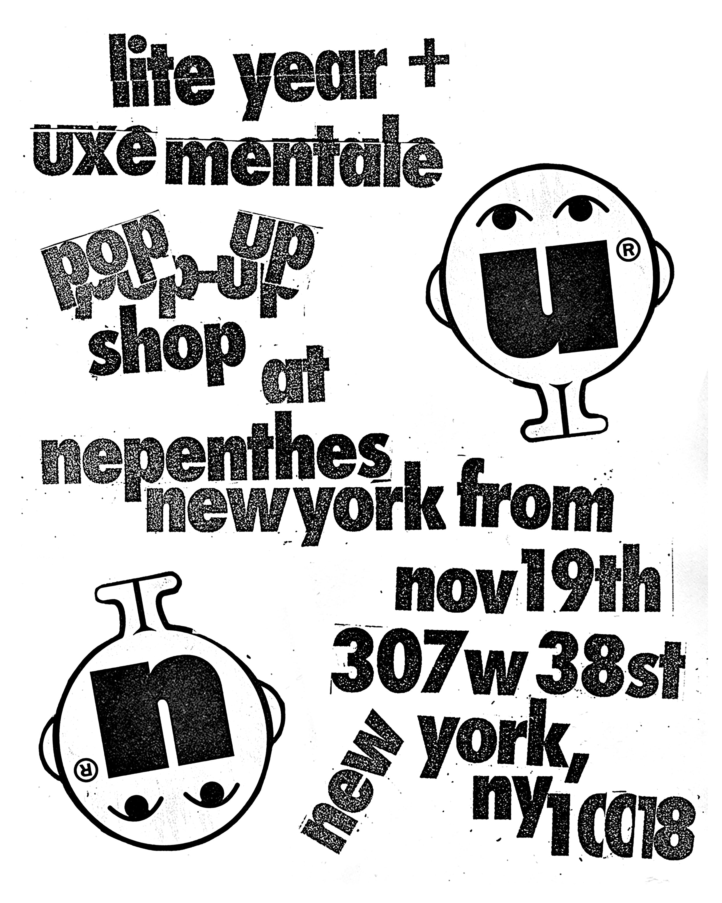 [POP-UP] LITE YEAR AND UXE MENTALE