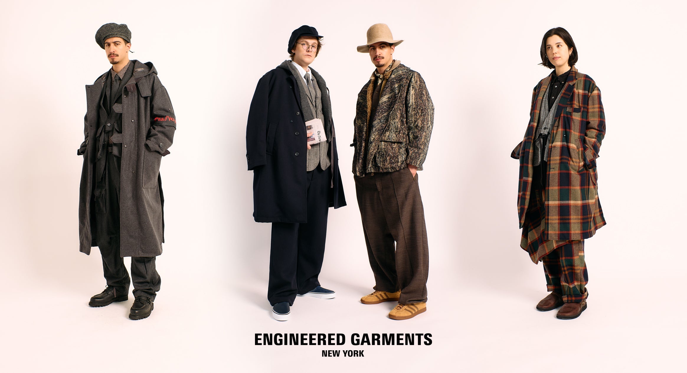 Engineered Garments　Crewneck Cardigan Engineered Garments Mohair Crewneck Cardigan - Kelly Green