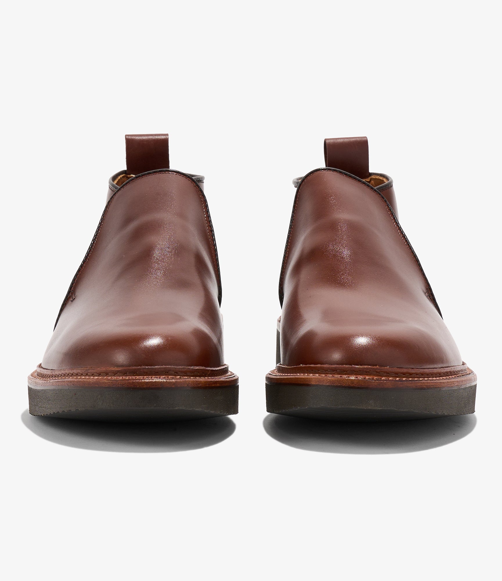 Engineered Garments x Alden - Slip-on Chukka Boot - Brown Calfskin