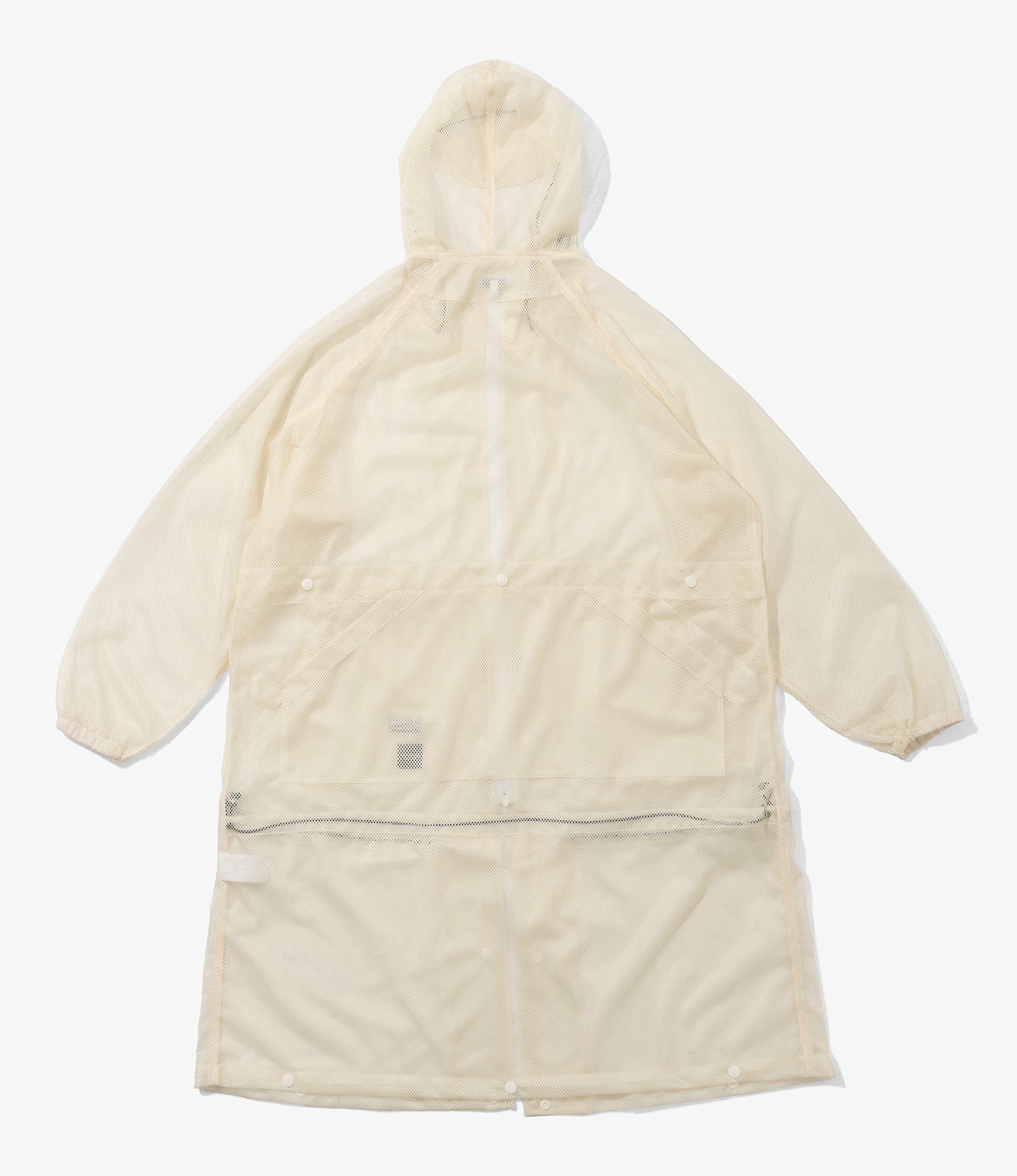 Mesh Parka for NNY x Blue in Green - Natural Polyester Mesh