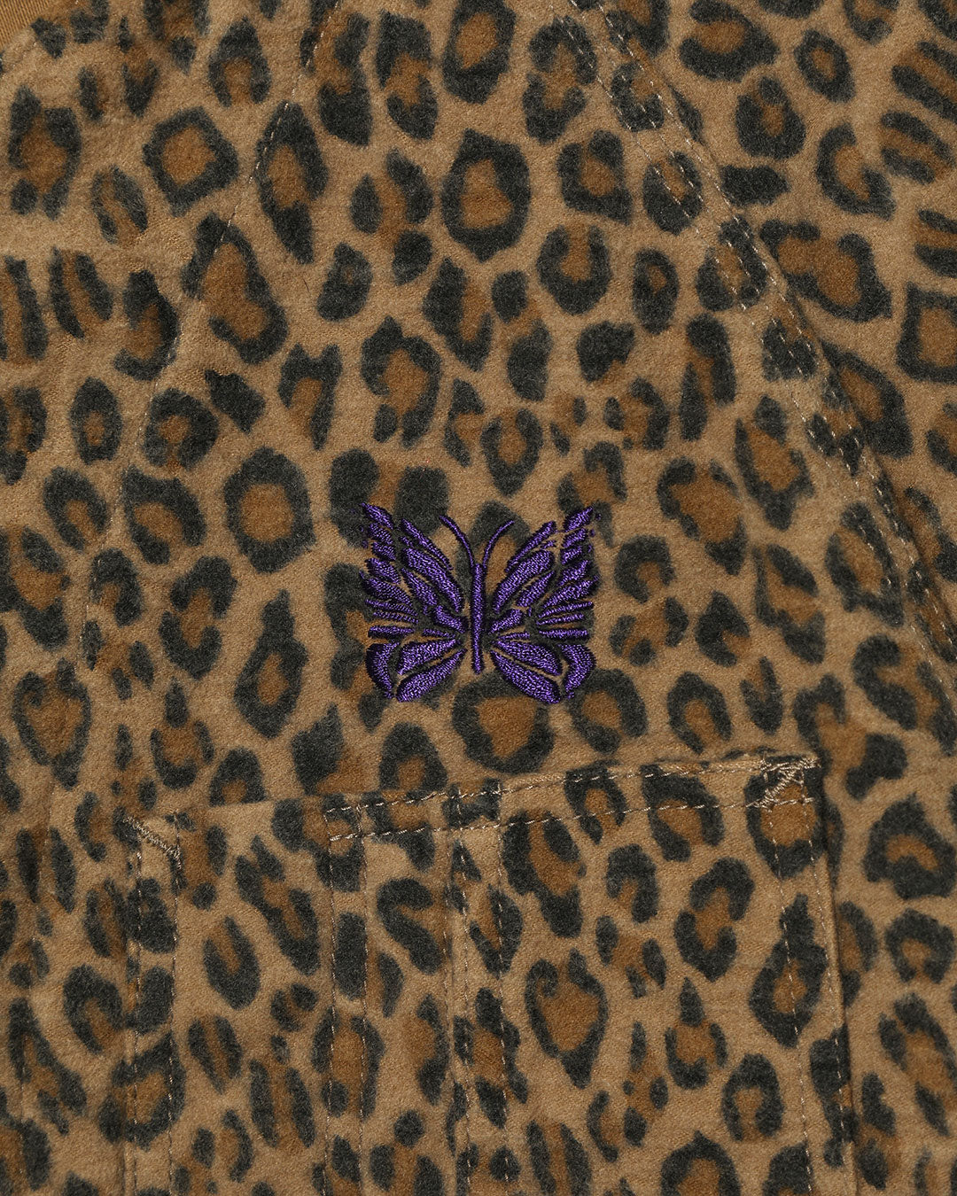 Nepenthes Special - Women's Engineered Jacket - Leopard - Brushed Sateen