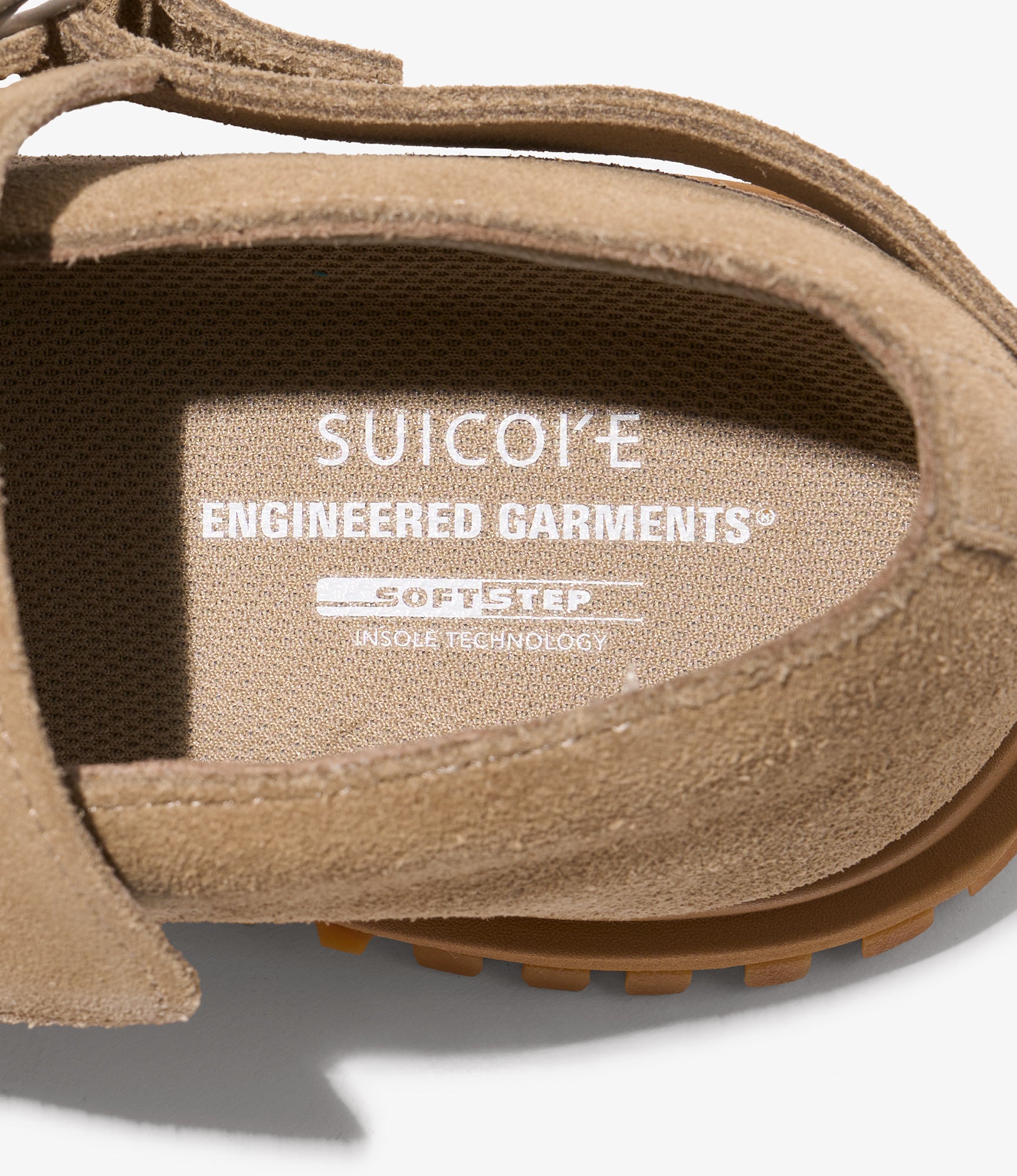 Engineered Garments x Suicoke - Ring Moc - Beige Suede