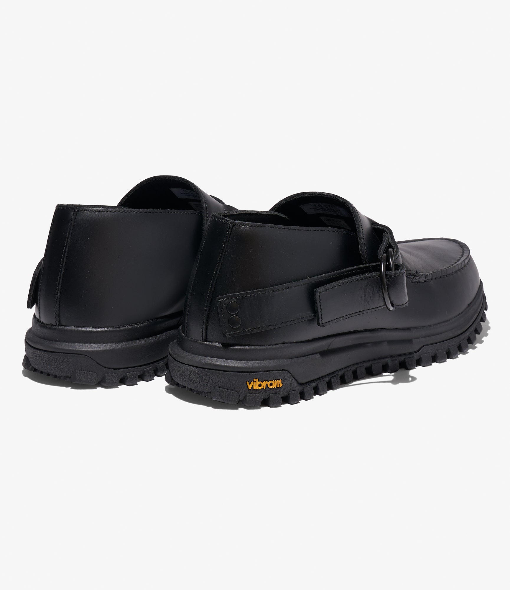 Engineered Garments x Suicoke - Ring Moc - Black Smooth Leather