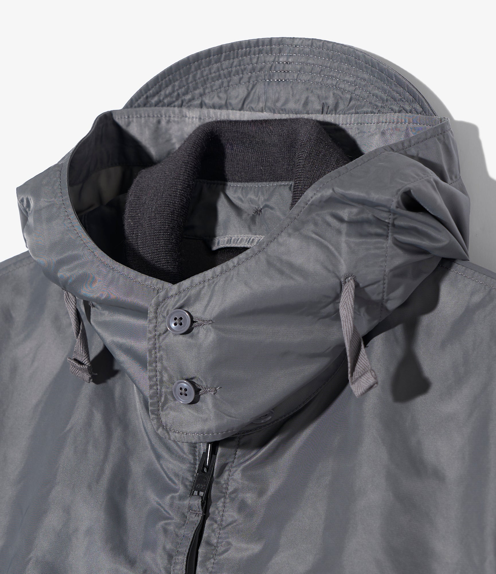 Engineered Garments x Hamilton - LL Jacket - Gunmetal Flight Satin Nylon