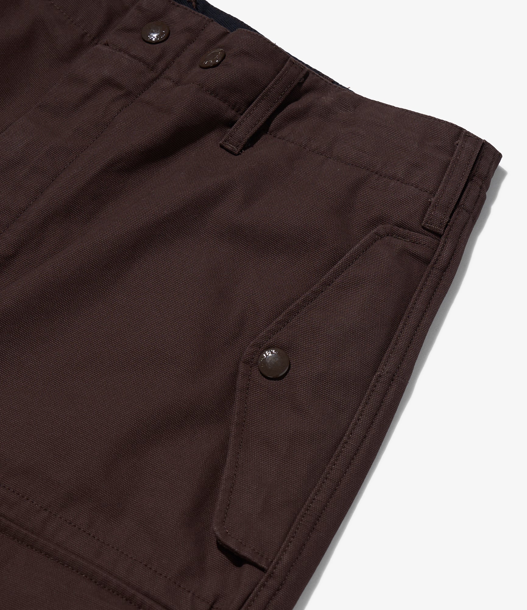 NNY x Blue in Green x Packer - Over FA Pant -  Dk. Brown 8oz Cotton Canvas