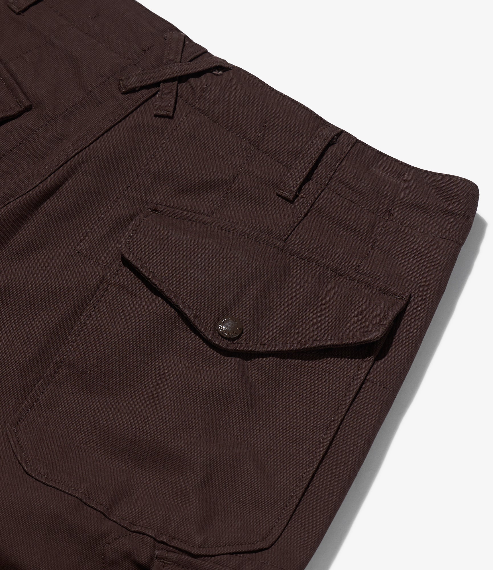 NNY x Blue in Green x Packer - Over FA Pant -  Dk. Brown 8oz Cotton Canvas