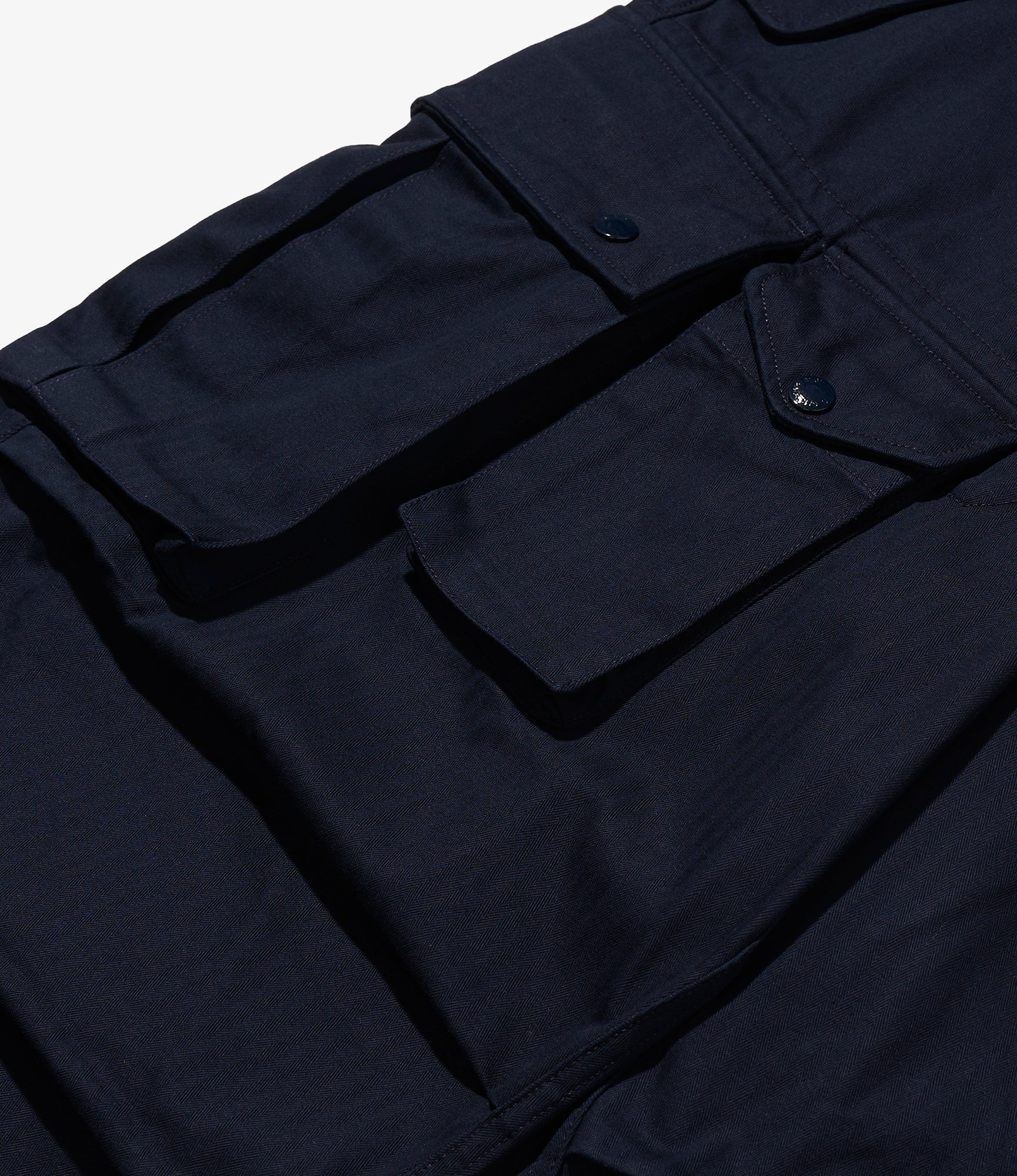 NNY x Blue in Green x Packer - Over FA Pant - Dk. Navy Cotton Herringbone Twill