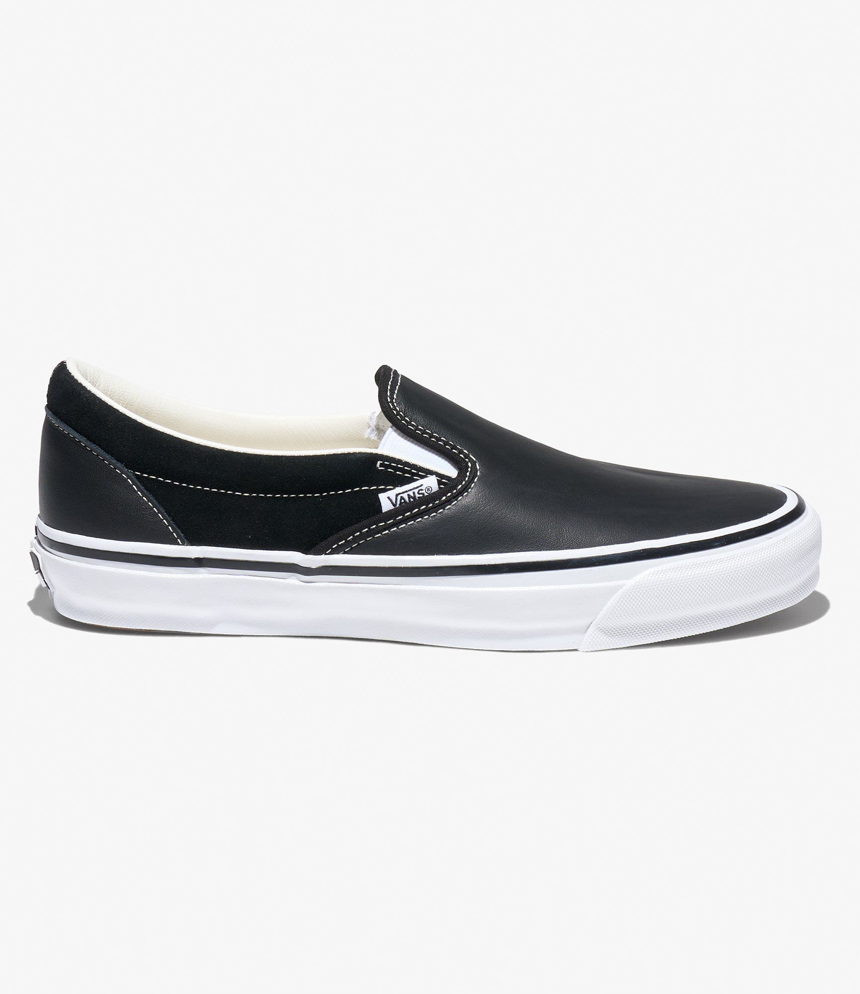 Engineered Garments x Vans - OTW Classic Slip-On 98 - Black Leather