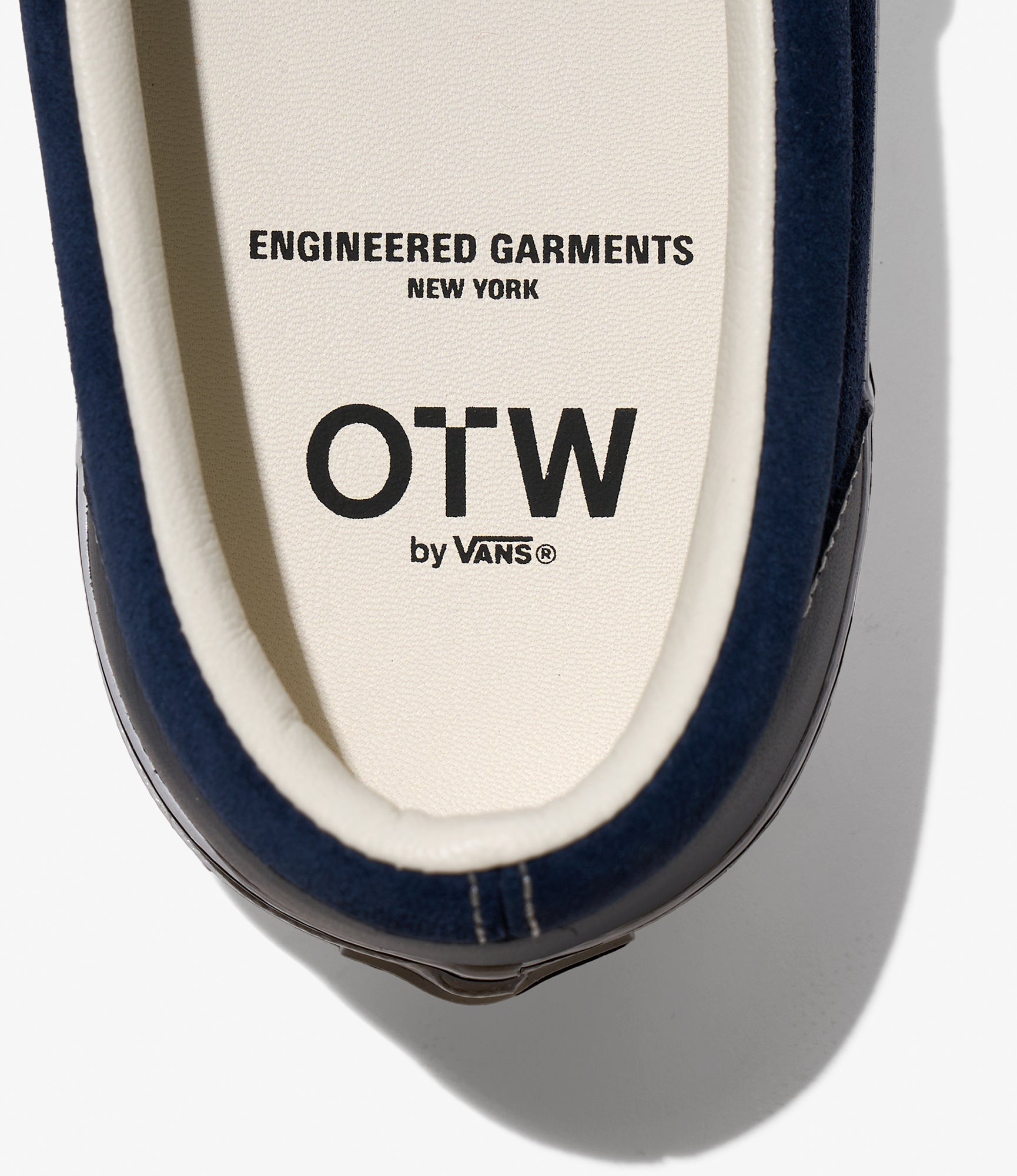Engineered Garments x Vans - OTW Classic Slip-On 98 - Navy Leather