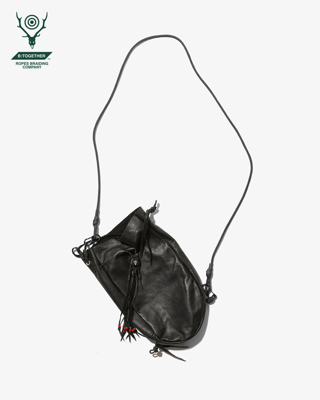 South2 West8 x B:Together Leather Pouch - Black