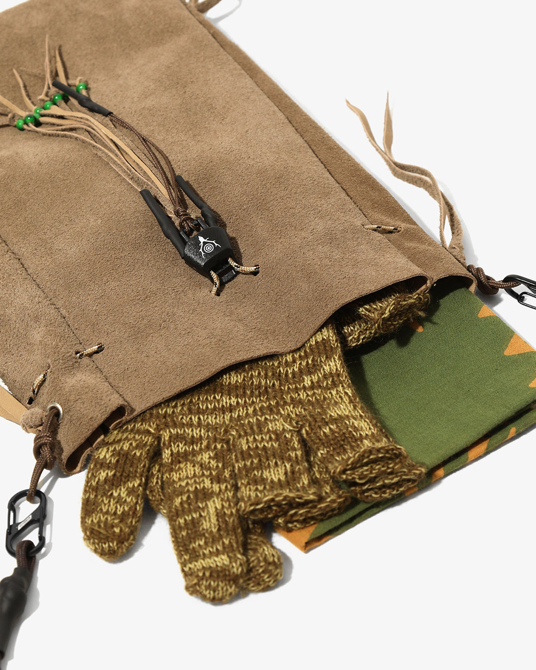 South2 West8 x B:Together Leather Pouch - Beige