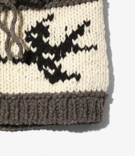 Cowichan Two-way Sweater - Taupe