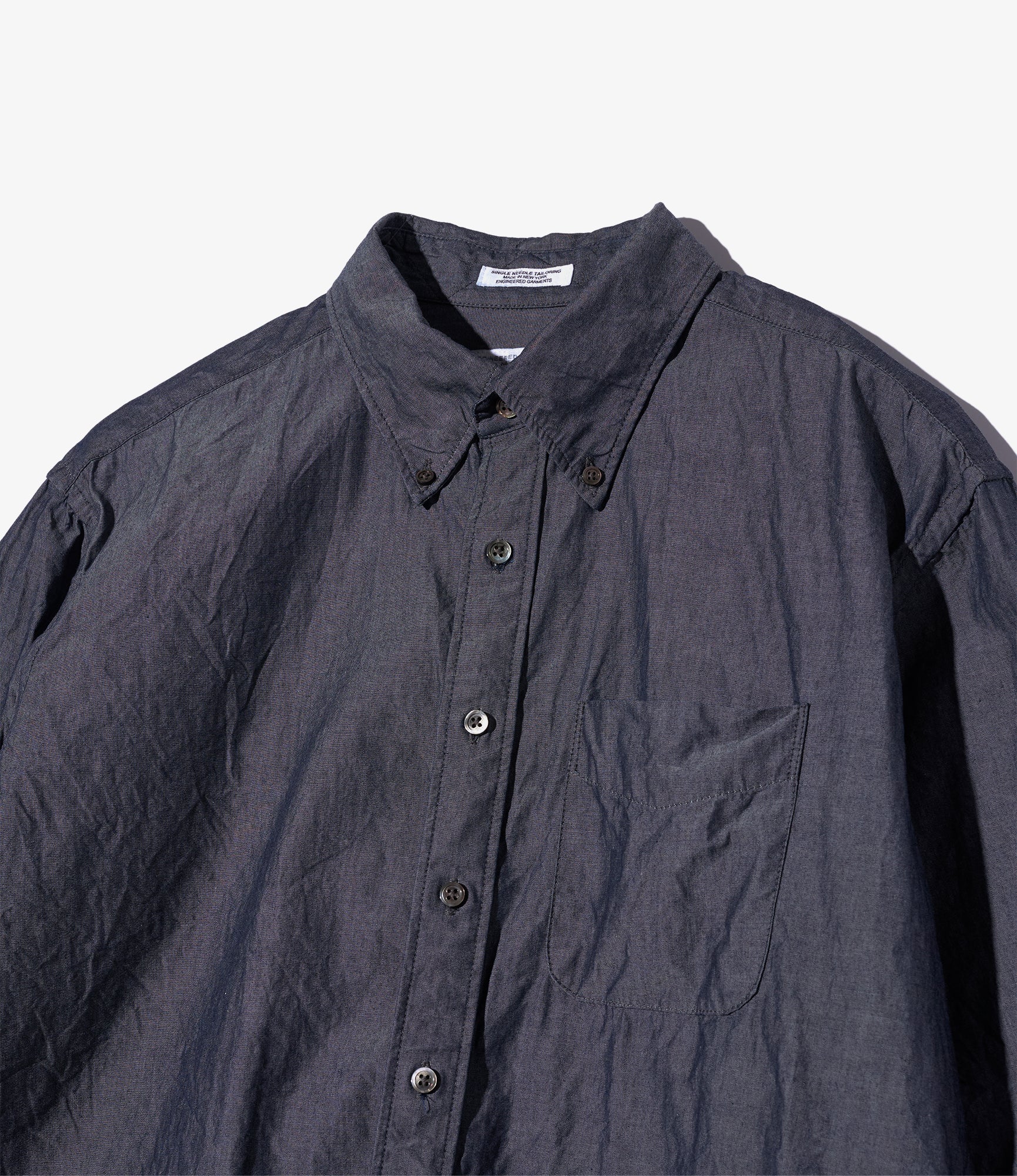 19th Century BD Shirt - Indigo Cotton Chambray