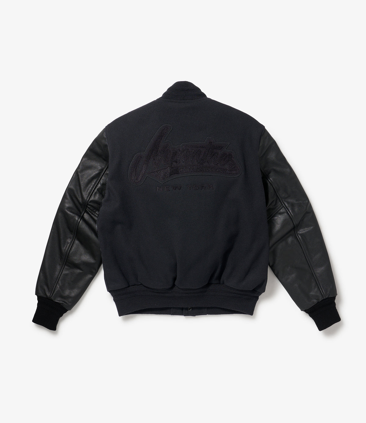 GDP x Golden Bear Varsity Jacket - Black/Black | Nepenthes New York