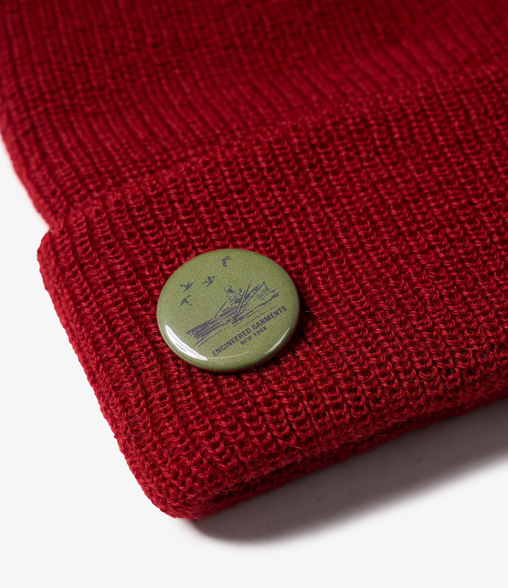 Wool Watch Cap - Red