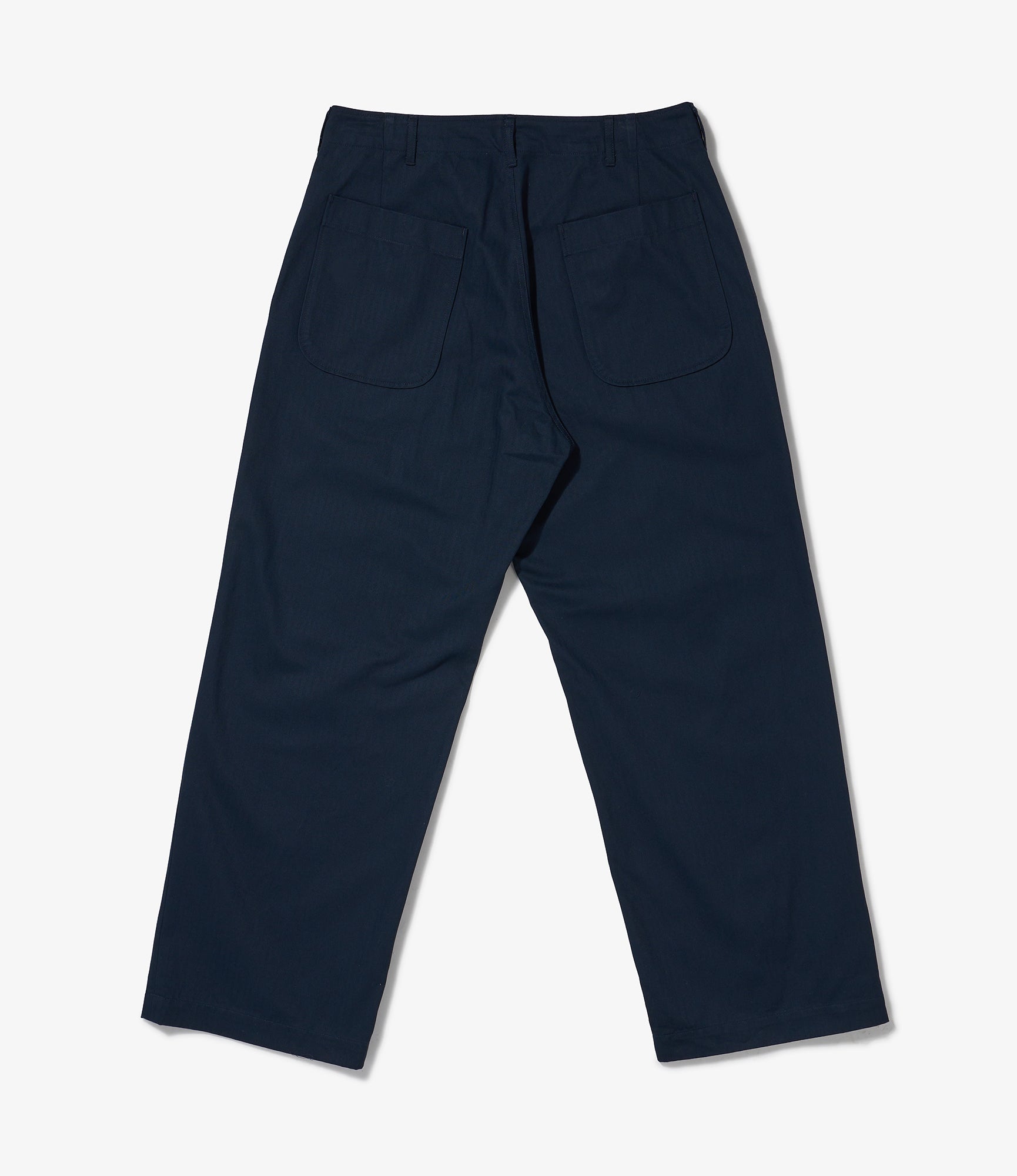 Nepenthes Special - Sailor Pant -  Dk. Navy Cotton Herringbone Twill
