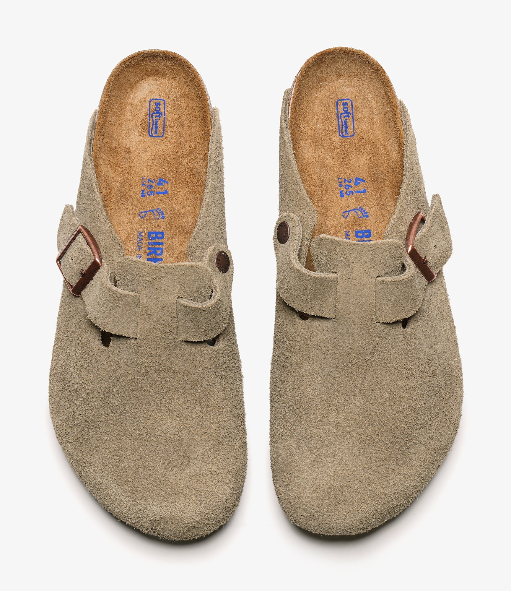 Boston - Taupe Suede - Soft Footbed