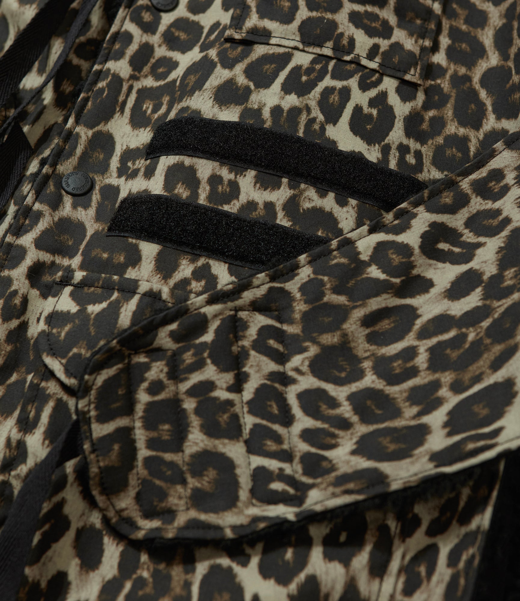 Liner Vest - Brown Nyco Leopard Print