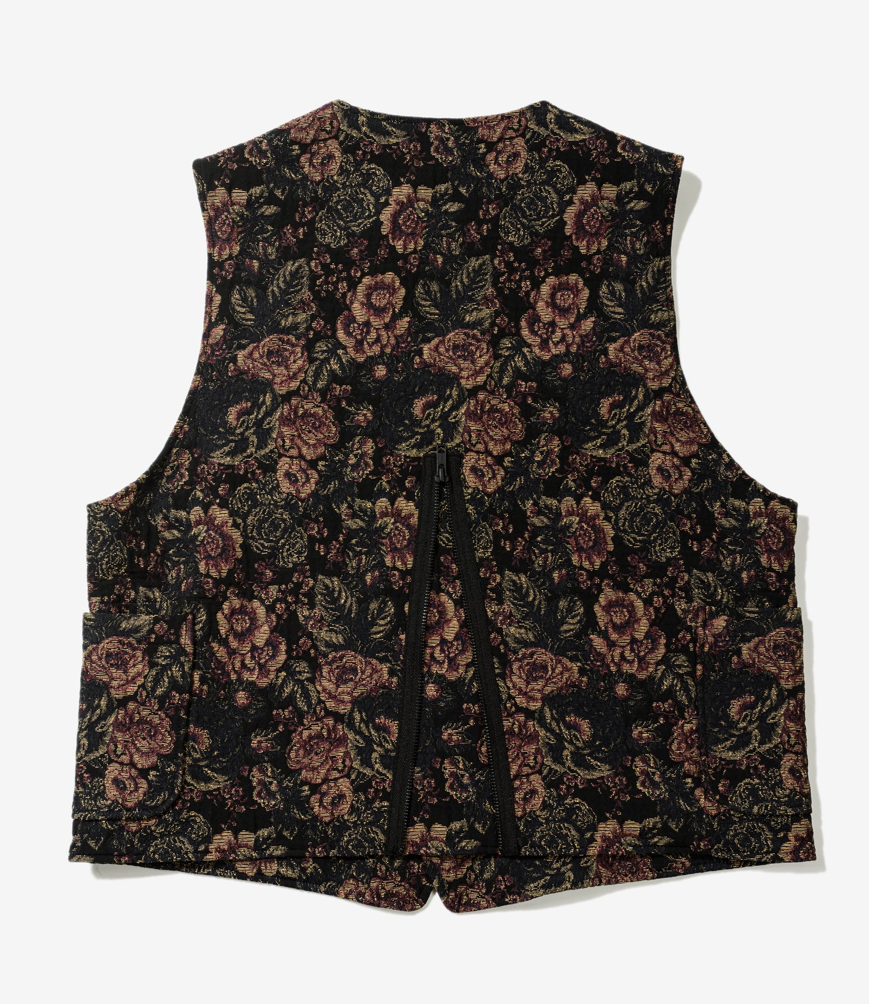 ODD Vest - Black/Gold CP Floral Jacquard