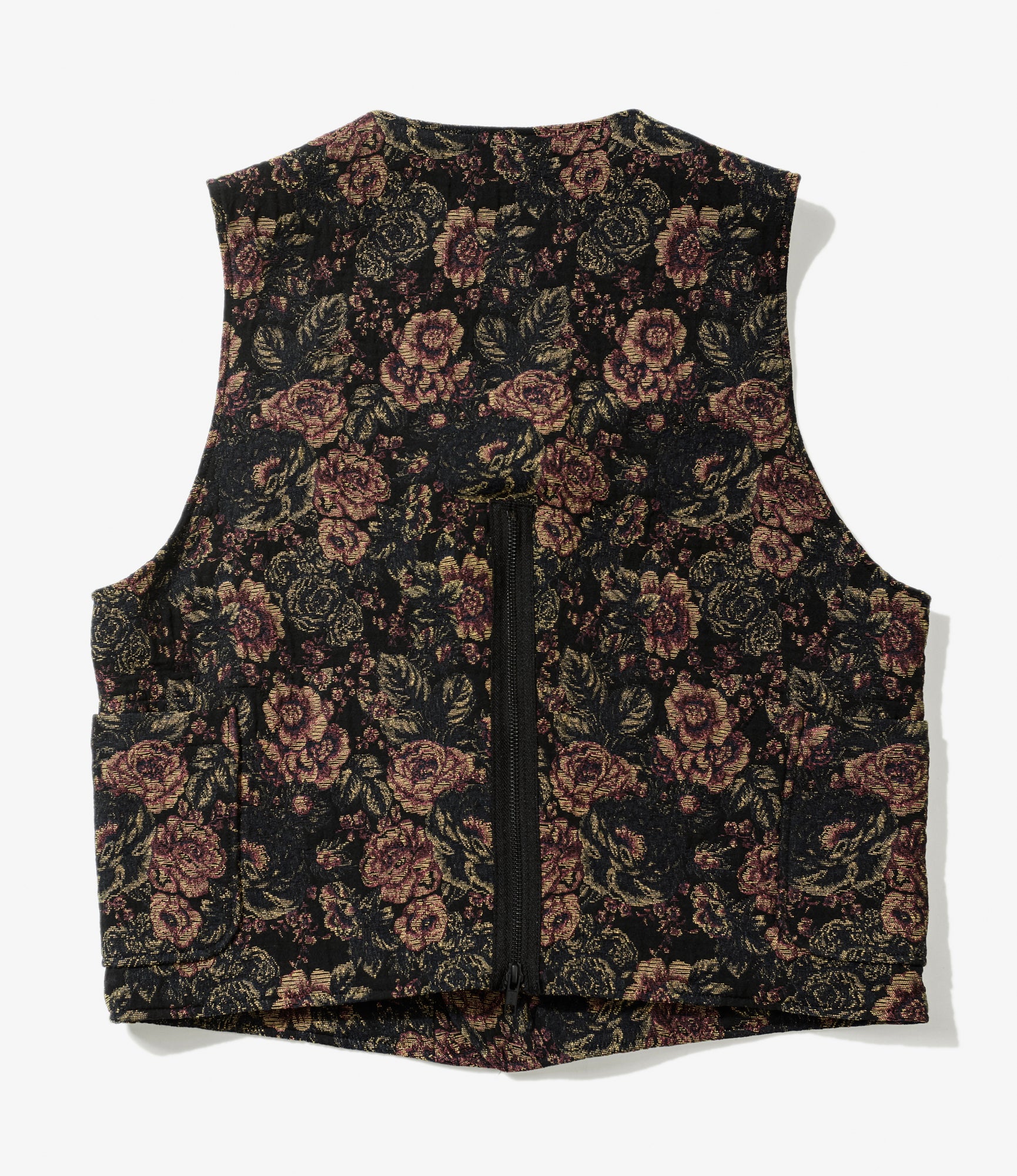 ODD Vest - Black/Gold CP Floral Jacquard