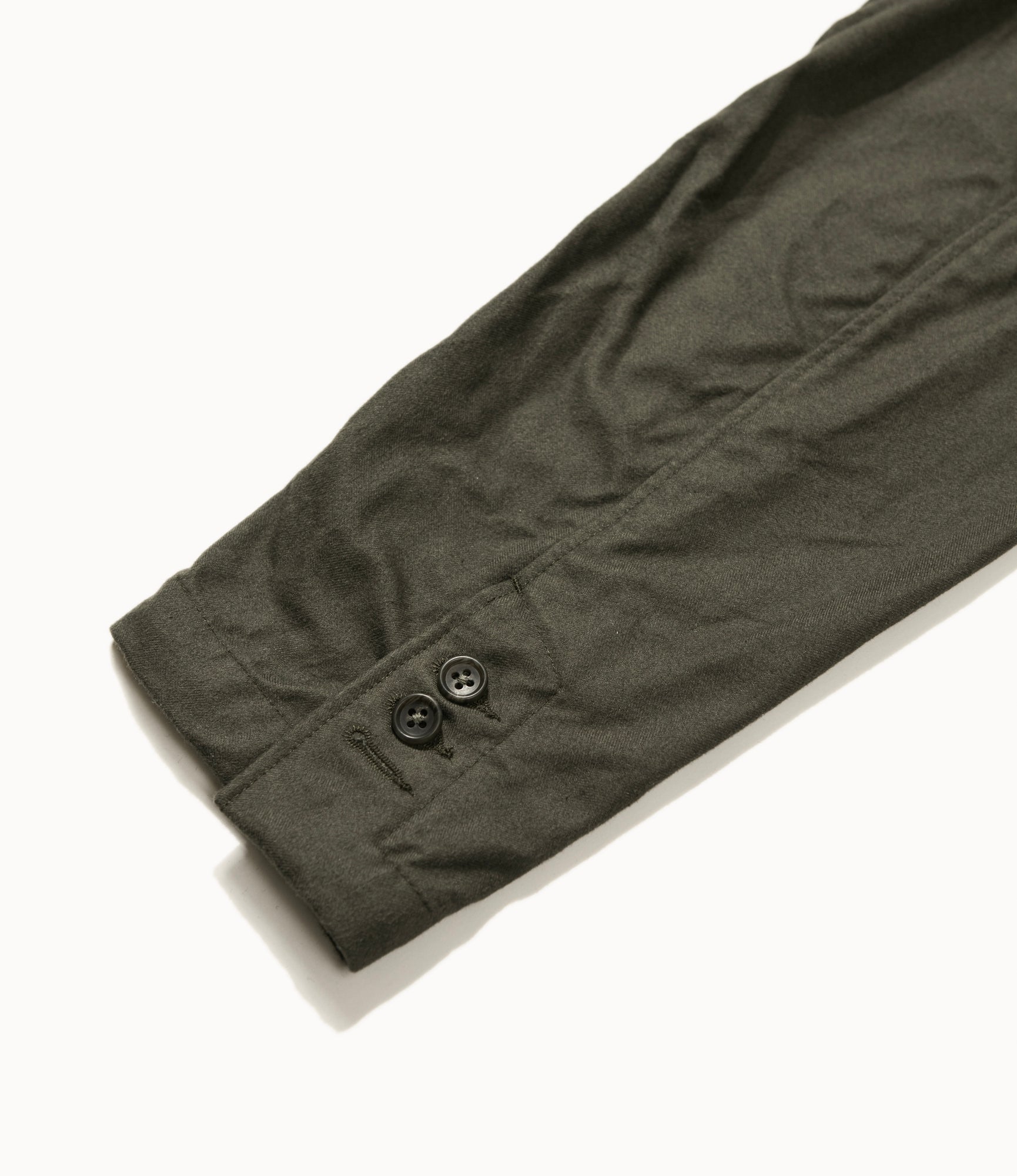 Loiter Jacket - Olive Cotton Brushed Herringbone