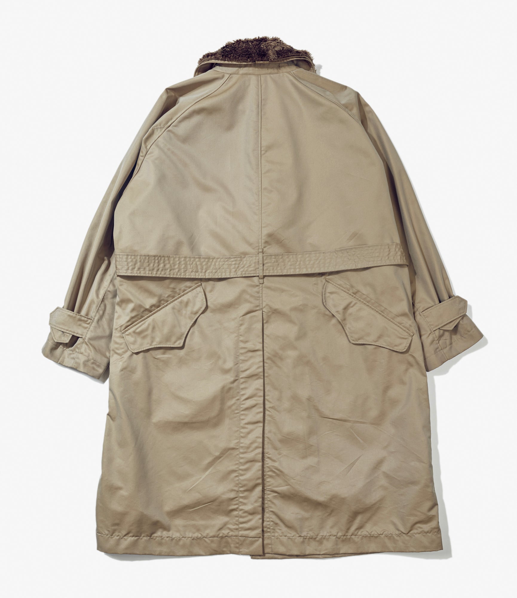 Storm Coat - Khaki Nylon 3 Layer Cloth