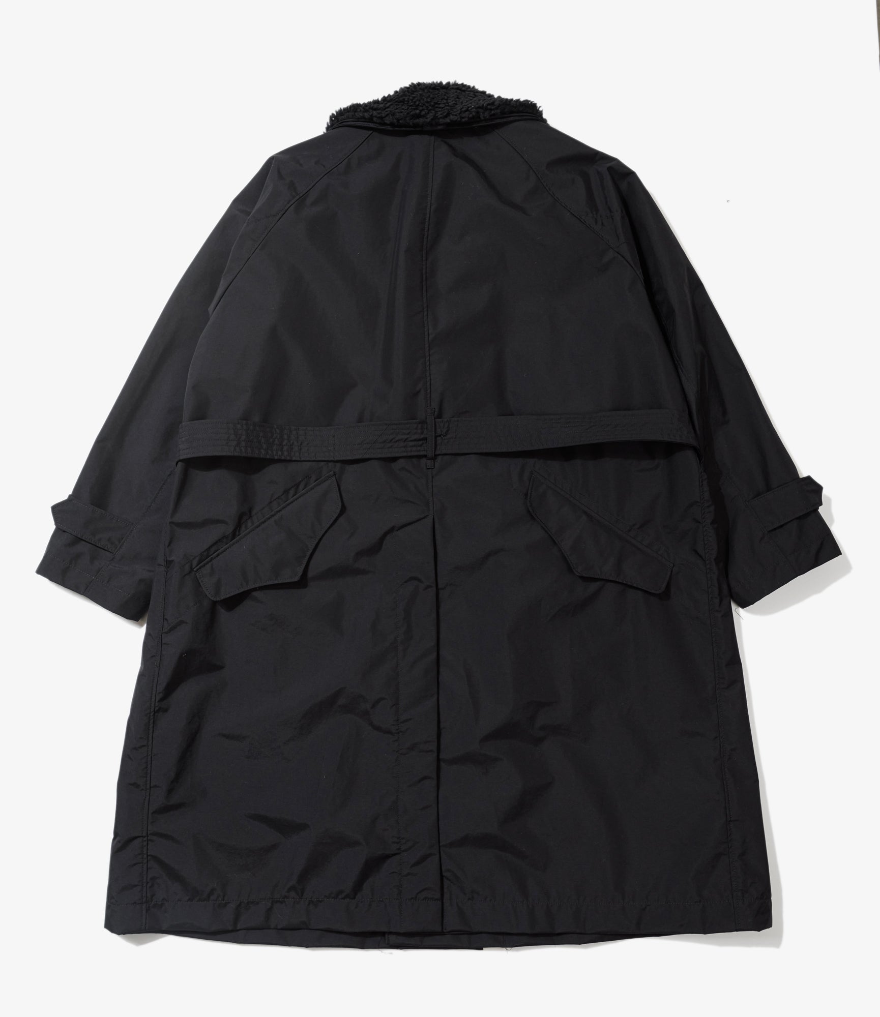 Storm Coat - Black Nylon 3 Layer Cloth