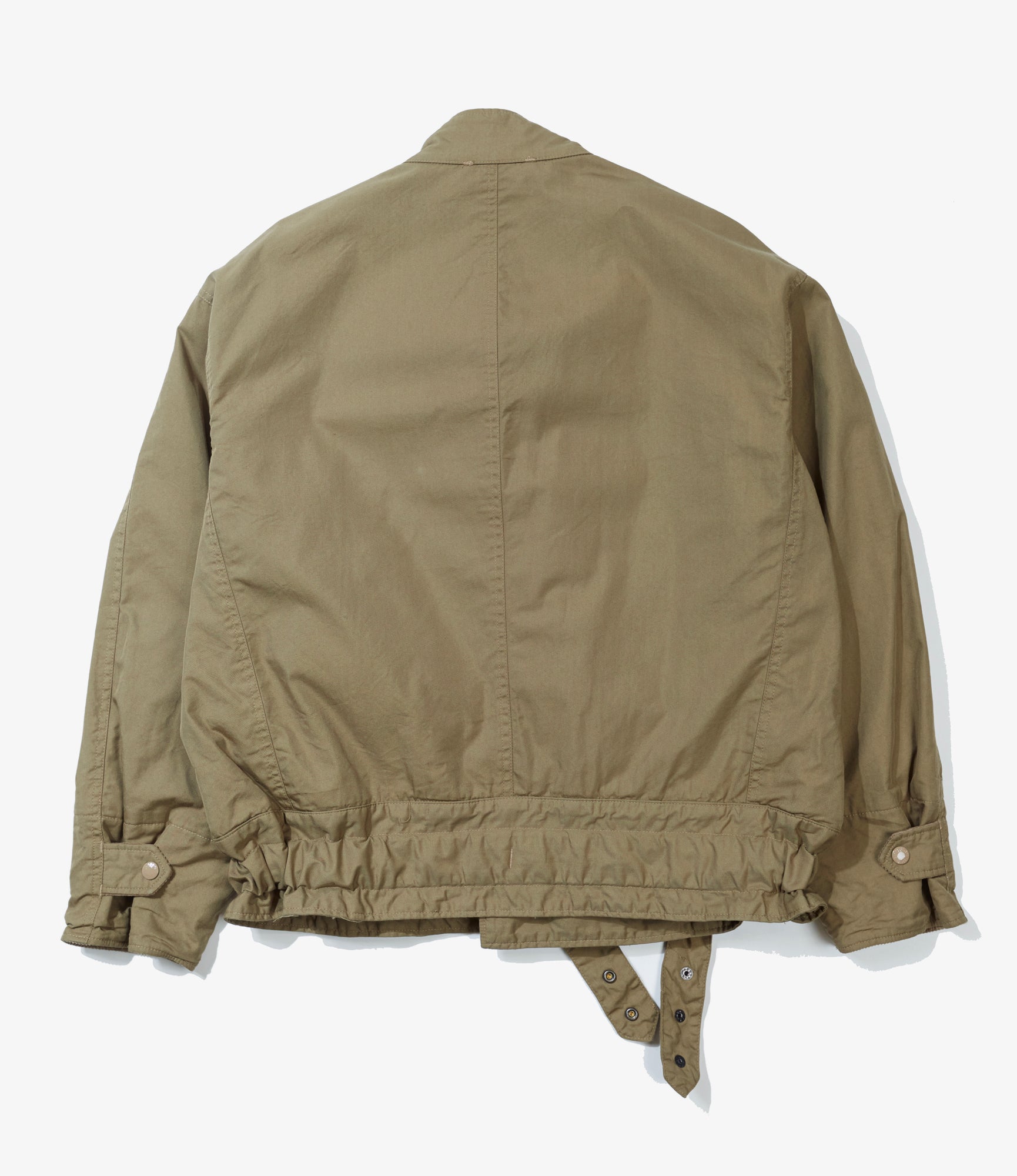 Moto Jacket - Khaki Nyco Twill