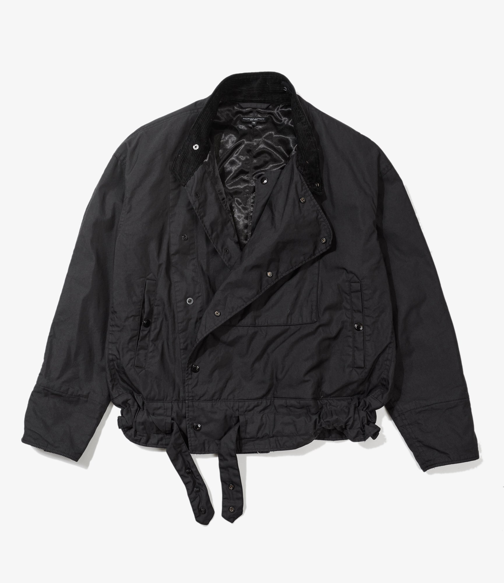 Moto Jacket - Black Nyco Twill