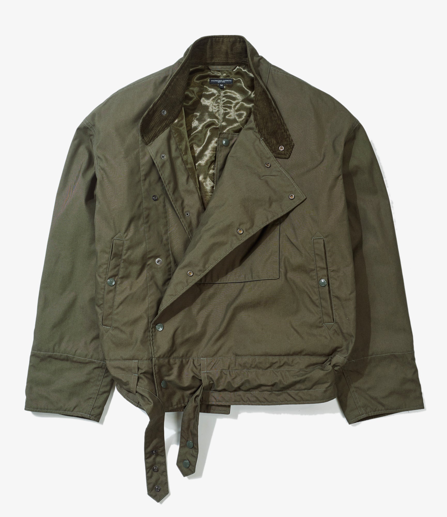 Moto Jacket - Olive CP Weather Poplin