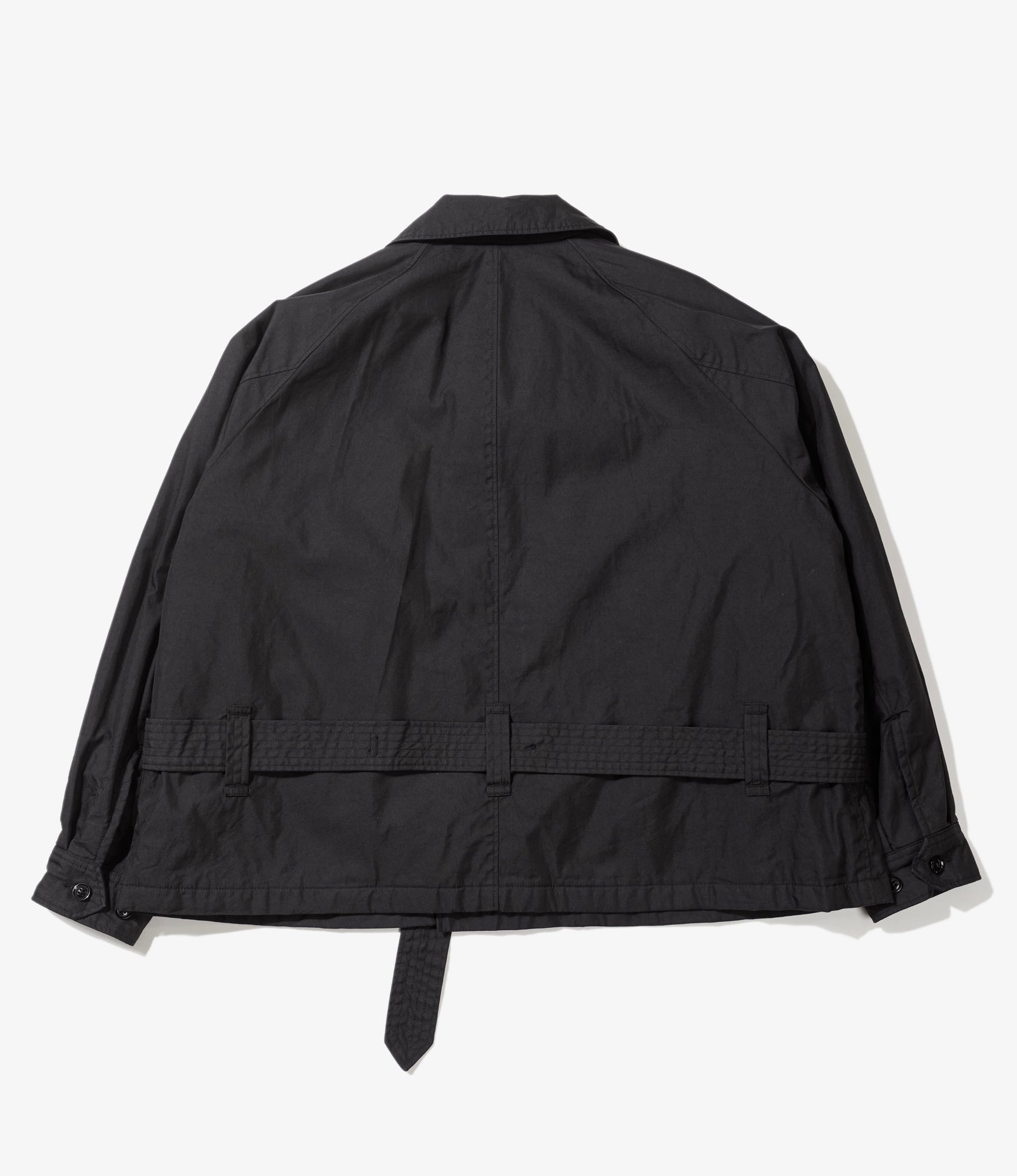 Short Trench - Black Nyco Twill