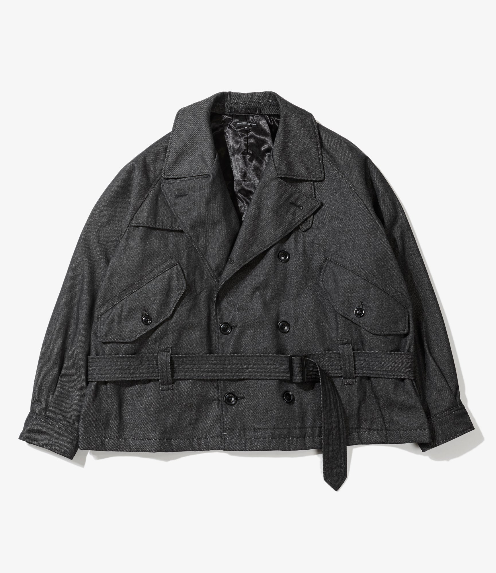 Short Trench - Black PC Denim